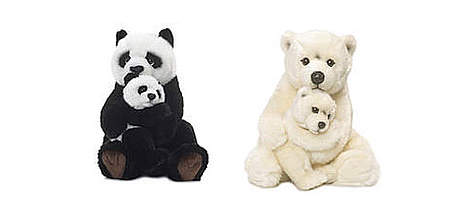 Familia oso panda y oso polar / ©: WWF Familia oso panda y oso polar / ©: WWF